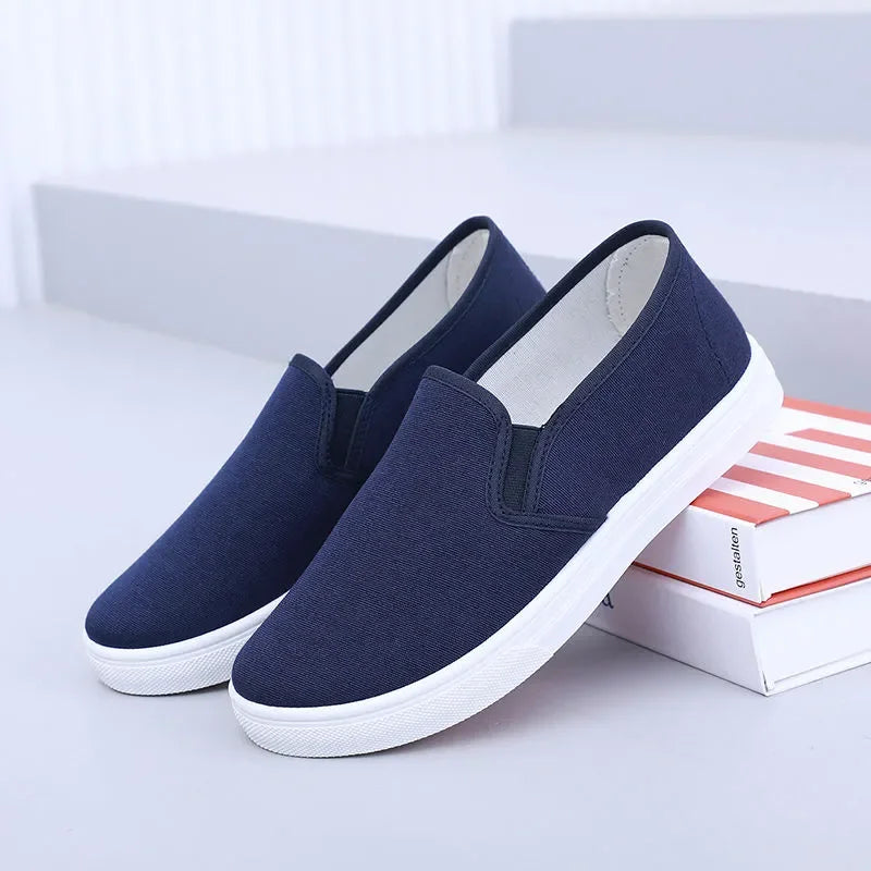 Cresfimix women classic height increased white canvas shoes lady casual spring street slip on shoes zapatos cool shoes a2193