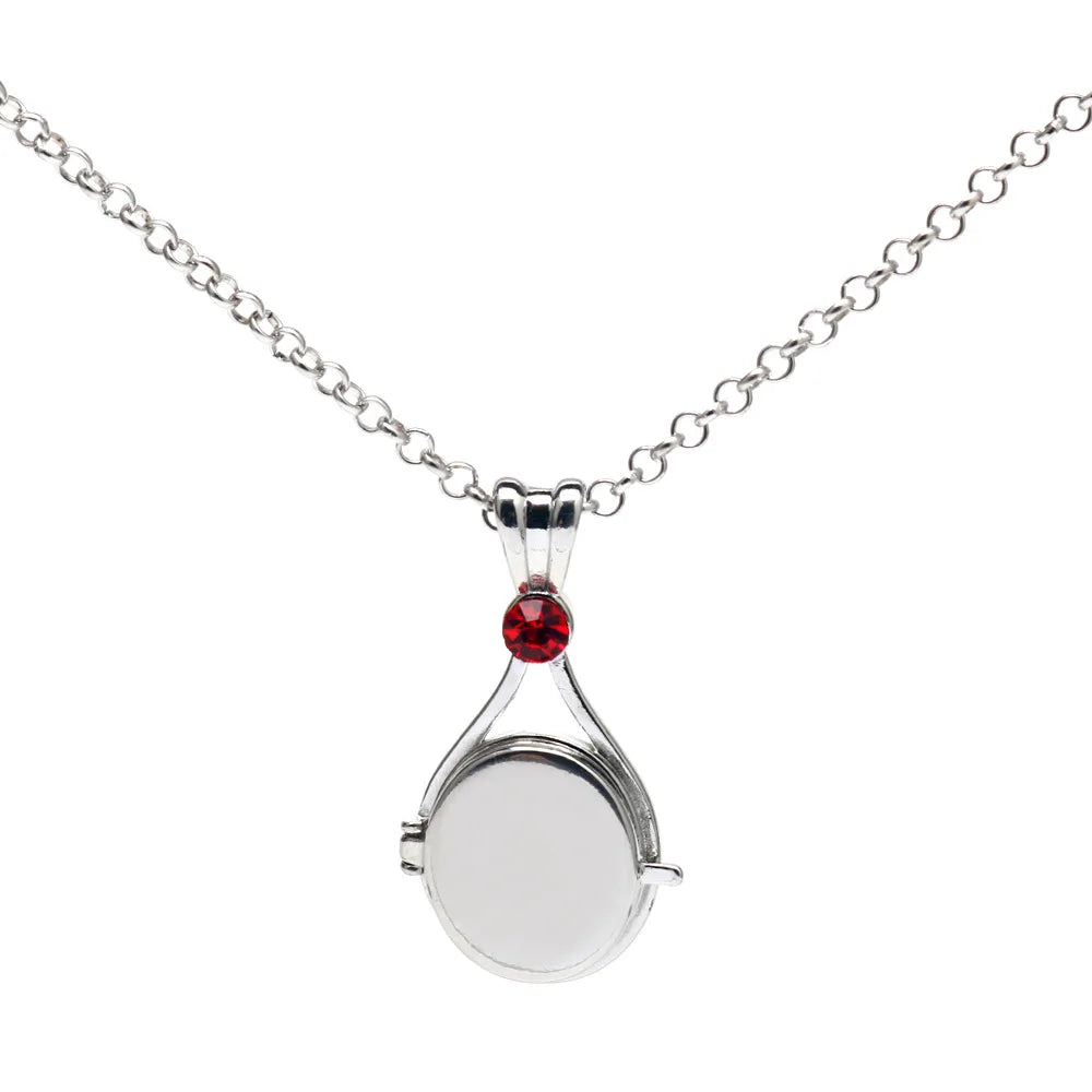 H2O Shell Women's Jewelry Gift Cosplay Props Decoration Fashionable H2O Mermaid Openable and Closable Pendant Necklace Creative