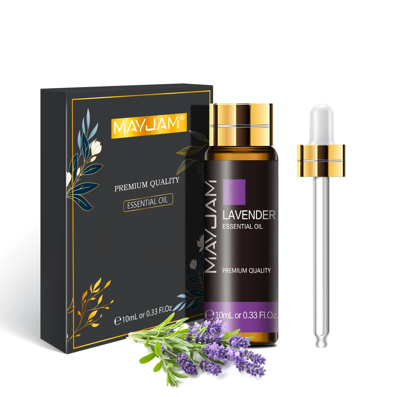 MAYJAM Vanilla Lavender Jasmine Eucalyptus Sweet Orange Patchouli Lemongrass Cinnamon Rosemary Rose Citronella Essential Oil