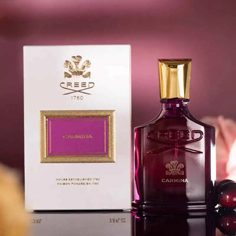 Carmina Amethyst gift box perfume, fragrance: oriental sweet flower fragrance, bright fruit fragrance, soft roses, warm vanilla, suitable for birthday, holiday and anniversary gifts