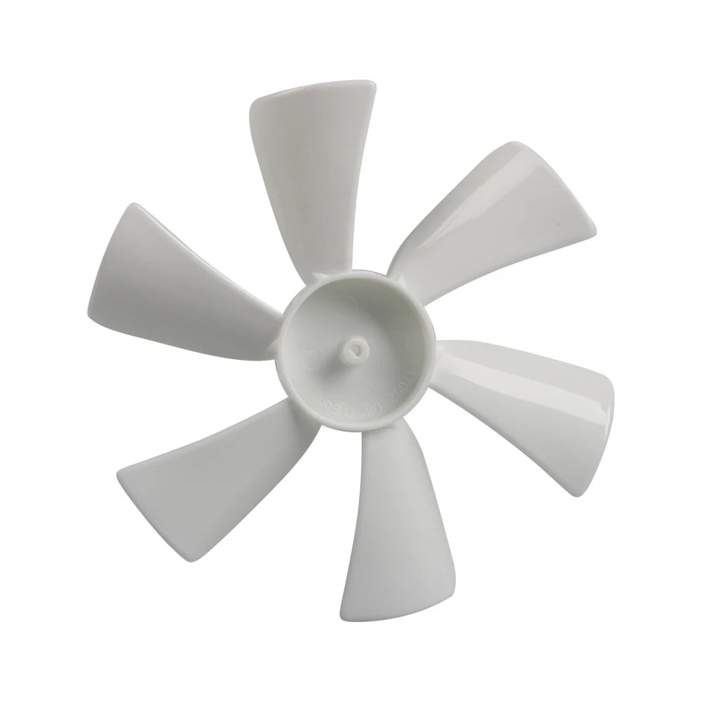 Replacement Vent Fan Blades 6 Blades RV Bathroom Vent Fan Motor Exhaust Fan for Elixir Ventline 12 Volt Motor Roof Vent