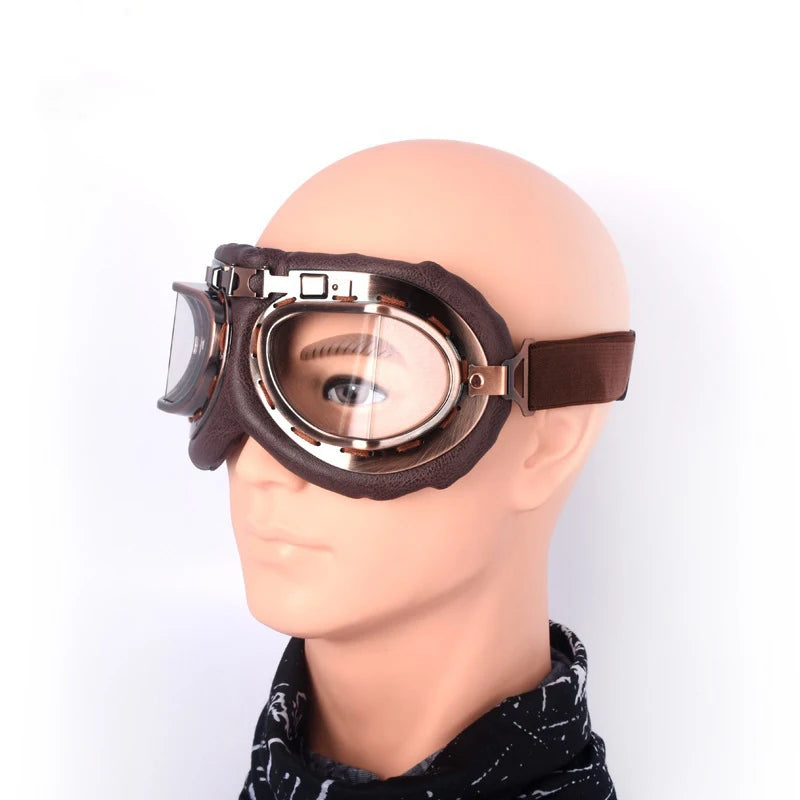 Retro Motorcycle Goggles – Five Lens Colors