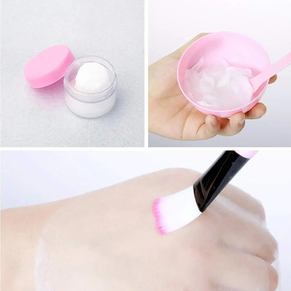7-11pcs DIY Face Mask Mixing Set Plastic Facial Mask Brushes Kit Beauty Tool for Home SPA Salon Skincare Routine Mixing Bowl Set
