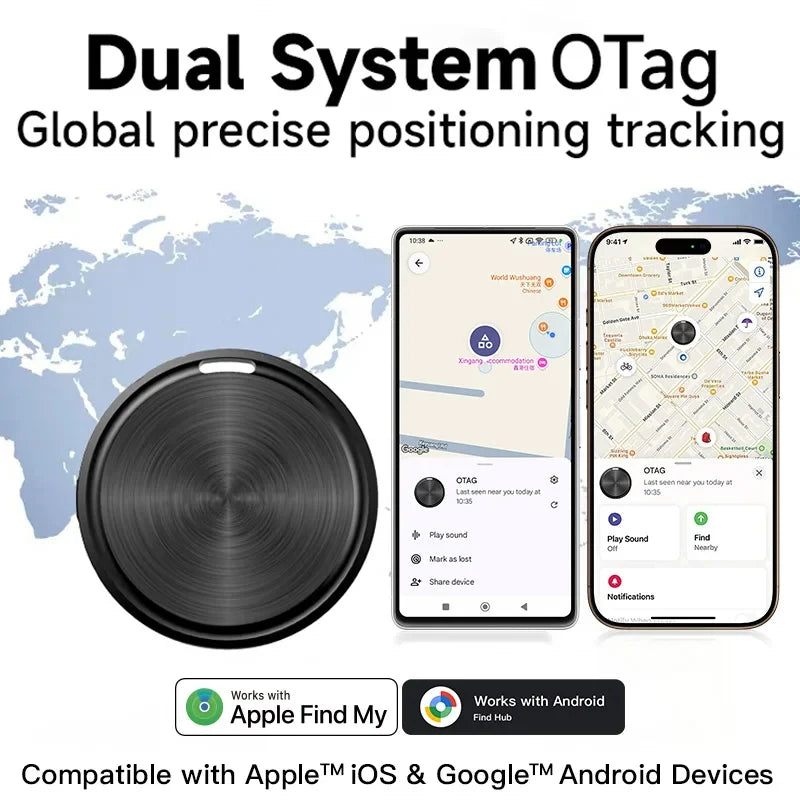 Smart Tracker: Compatible with iOS and Android, designed to help prevent the loss of keys, wallets, and other items