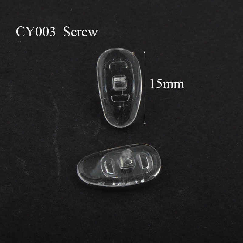 2000pcs Wholesale Eyeglasses Glasses Silicone nose pads various types & sizes eyewear nose pad part oval round