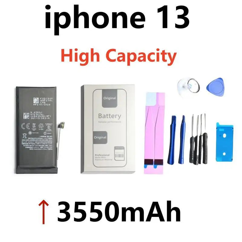 Xilecaly Battery For iPhone 14 Pro Max 11 Pro 12 13 Mini Pro Max Original Real High Capacity Replacement Bateria Warranty 1 Year
