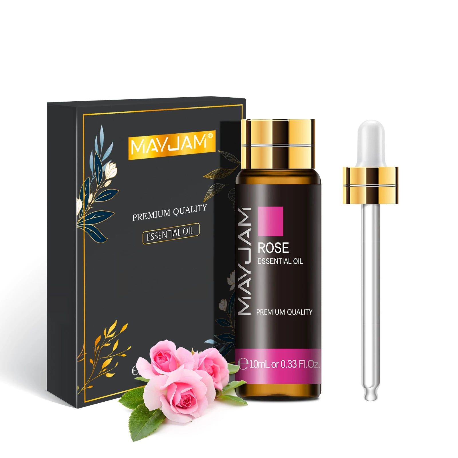MAYJAM Vanilla Lavender Jasmine Eucalyptus Sweet Orange Patchouli Lemongrass Cinnamon Rosemary Rose Citronella Essential Oil