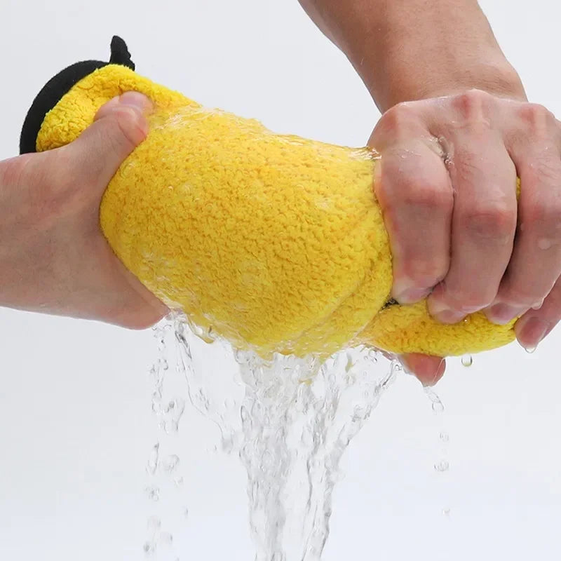 Clearance_1/3/5PCS Microfiber Cleaning Towel Thicken Soft Drying Cloth Car Body Washing Towels Double Layer Clean Rags Car Acces