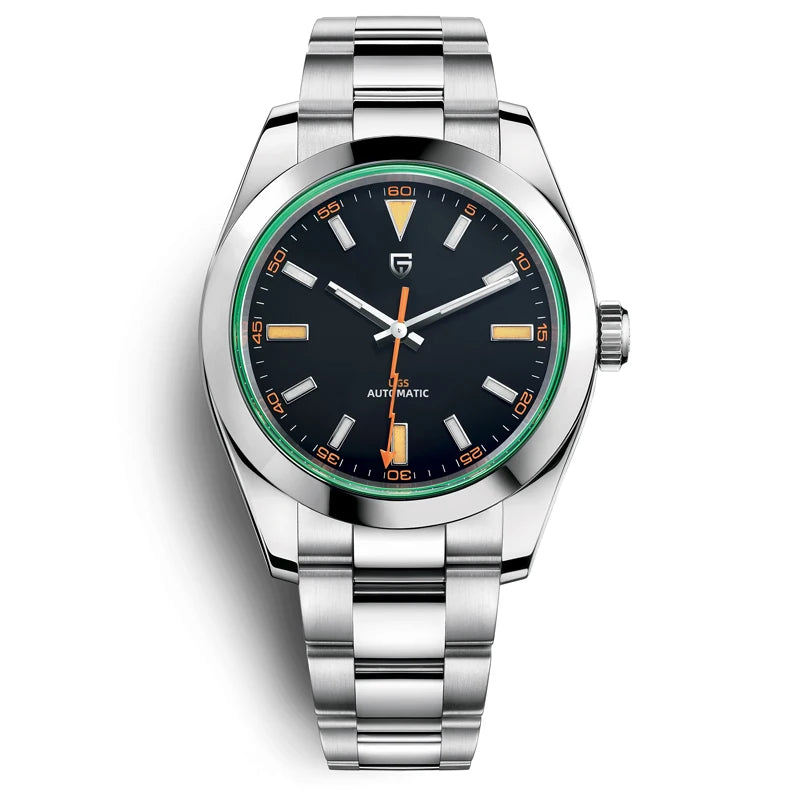 New PAGANI DESIGN 2026 Men's Watches Luxury Automatic Watch for Men Green Glass Mechanical Watches Sapphire glass Wristwatch Men