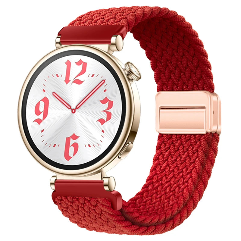 18mm Braided Magnetic Strap For huawei watch GT 5 4 41mm Sport bracelet belt Watchband for HUAWEI watch GT 4/GT 5 pro 42mm band