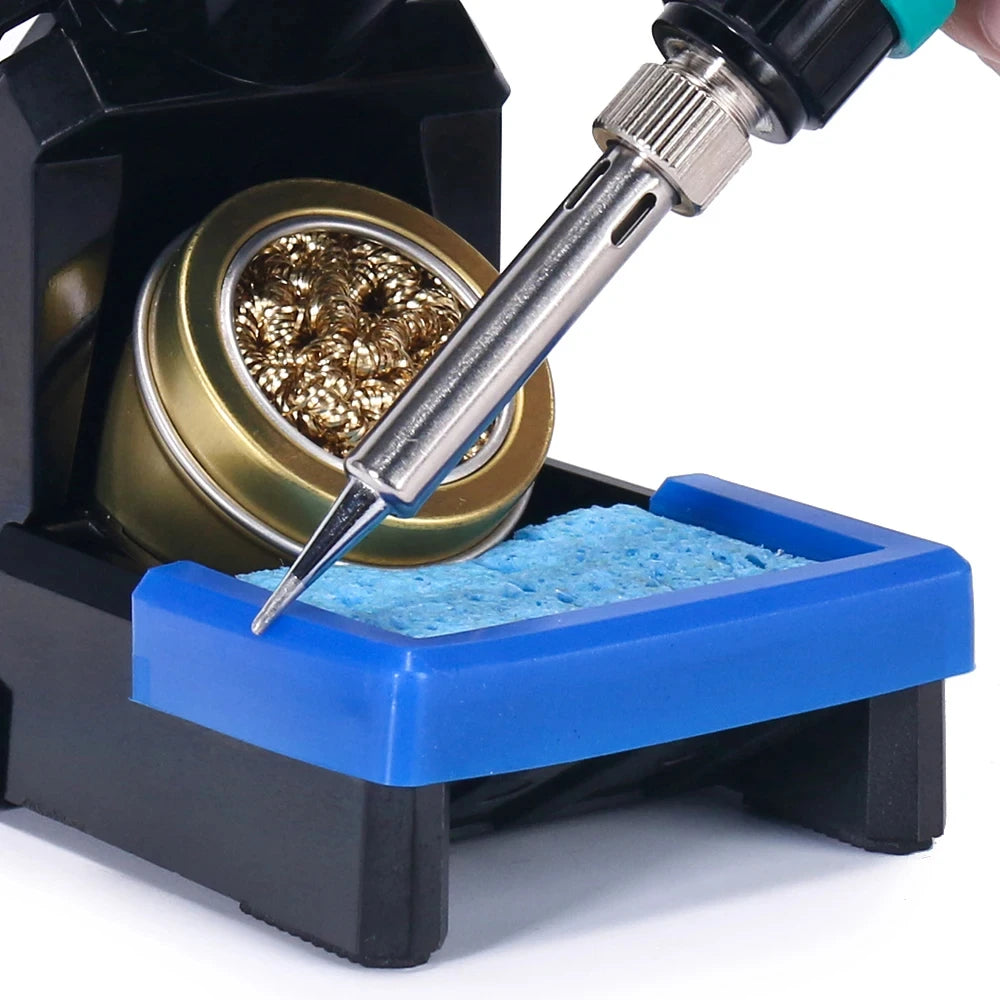 YIHUA Universal Soldering Iron Stand Replacement Soldering Holder High Temperature Resistance With Welding Cleaning Sponge Pads