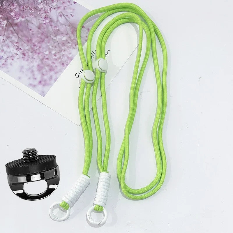For DJI OSMO Pocket 4 3 Crossbody Neck Strap with 1/4 Inch Screw Anti-loss Camera Lanyard for Insta360 X5 X4 Gopro Accessories