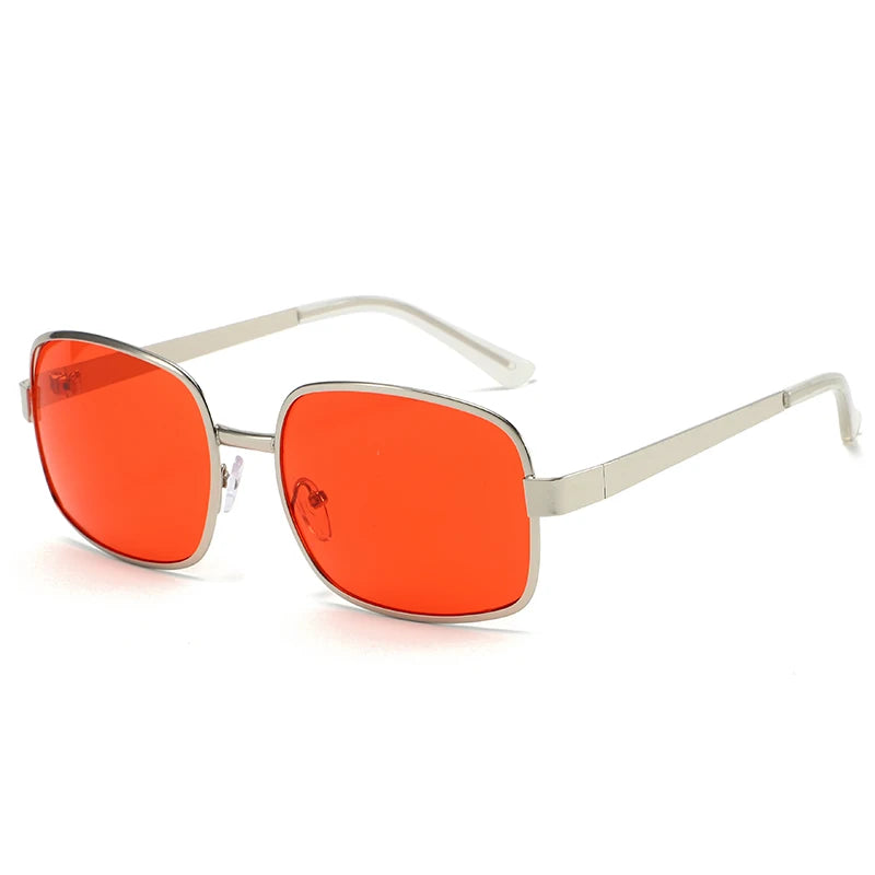 European And American Large-Framed Metal Sunglasses For Men And Women With Sun Protection And Retro Square And Round Frames 134