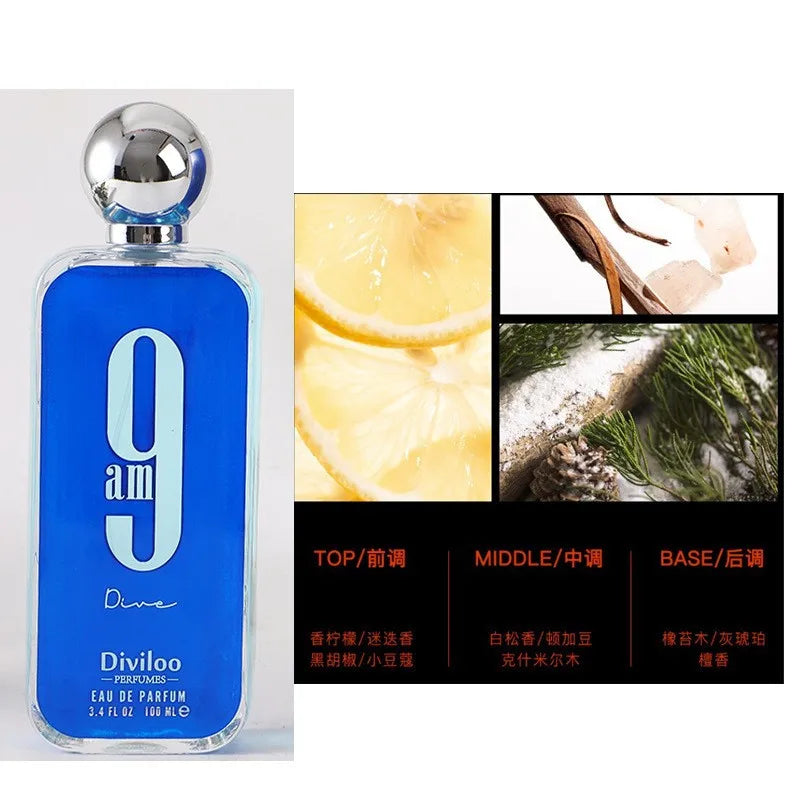 100ML Men Perfume Cologne Perfumes Fragrance Spray Flirting Pheromone Long Lasting Gentleman Women Valentine's Day Gift