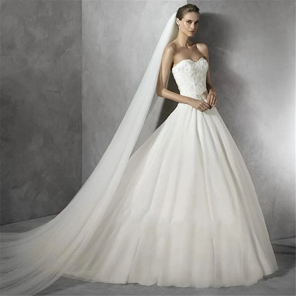 Elegant Bridal Veil with Comb 3 Meter 1 Layer/2 Layer White Ivory Simple Bride Cathedral Veils Wedding Accessories