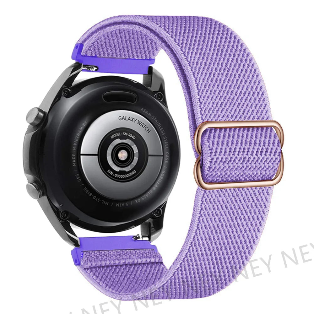 Shiny Pride Band For Samsung Galaxy Watch 6-7-4-5 pro-4 classic-Active 2 Elastic bracelet huawei watch gt 2 gt2 20mm 22mm Strap