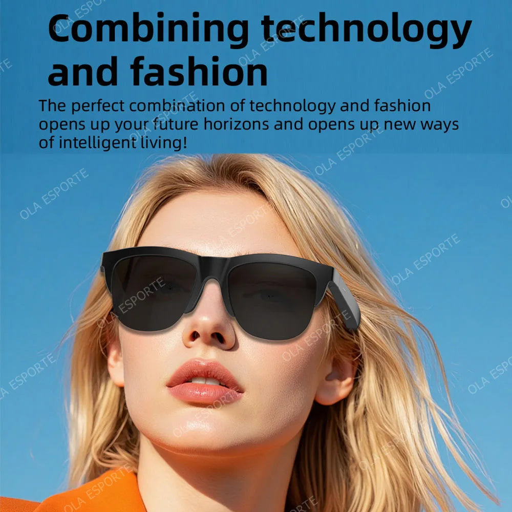 2026 Photosensitive Color Change Smart Glasses Bluetooth Voice Call Control Music UV Polarized Sunglasses Headphone Glasses Ht30