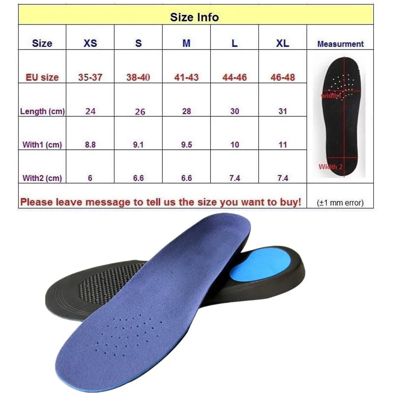 Orthotic Gel High Arch Support Insoles Gel Pad EVA Arch Support Flat Feet For Women / Men orthopedic Foot pain Unisex