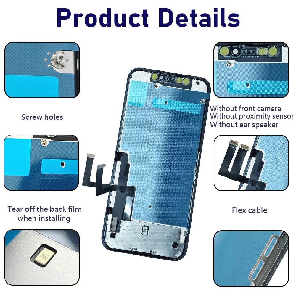 Oled Incell Display For iPhone 11 Replacement Screen 3D Touch Digitizer Assembly With Repair Tools Easy Installation