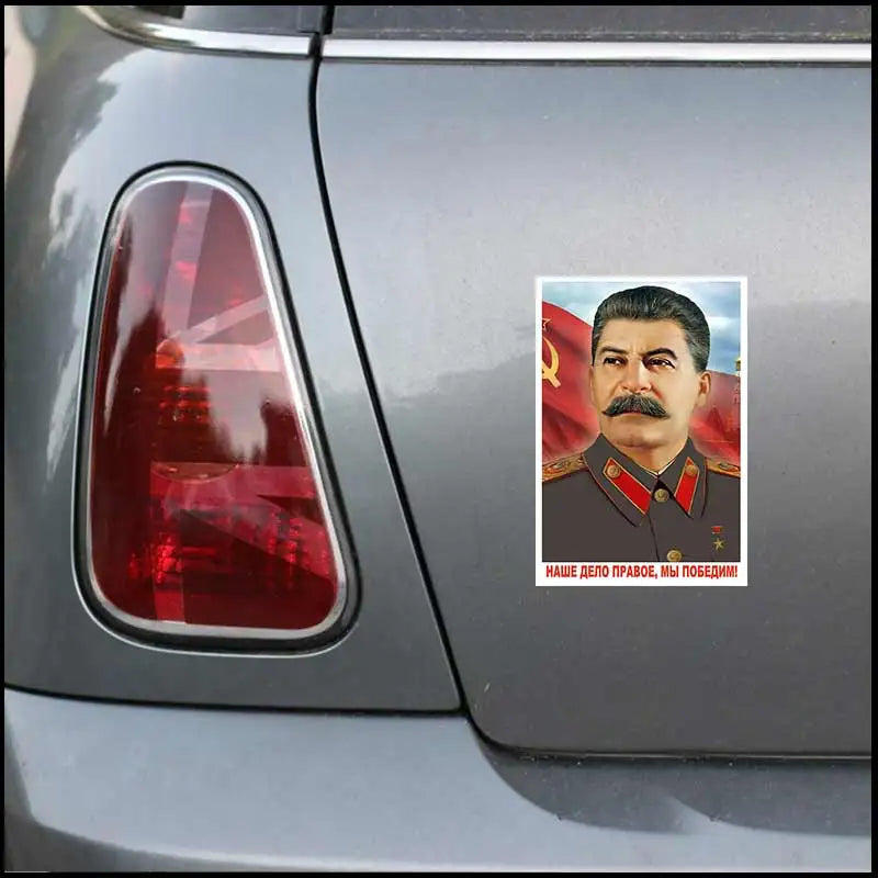 наклейка Сталин (Помните!...)-Car Sticker Vinyl Decal Waterproof Rear Window Camper Bumper Truck Laptop Decoration SH778