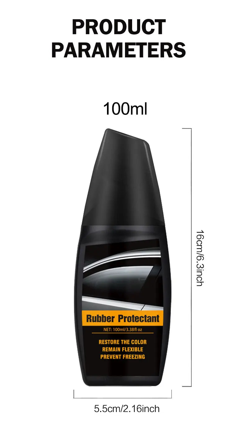 Rubber Seal Protectant | Rejuvenates Color & Flexibility, Prevents Sticking in Winter, Prolongs Rubber Seals on Doors & Windows