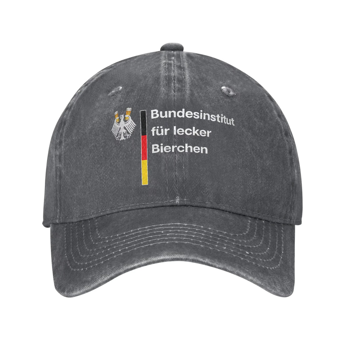Vintage German-Federal Institute for Delicious Beers Baseball Cap Unisex Distressed Cotton Sun Cap Outdoor Workouts Gift Hat
