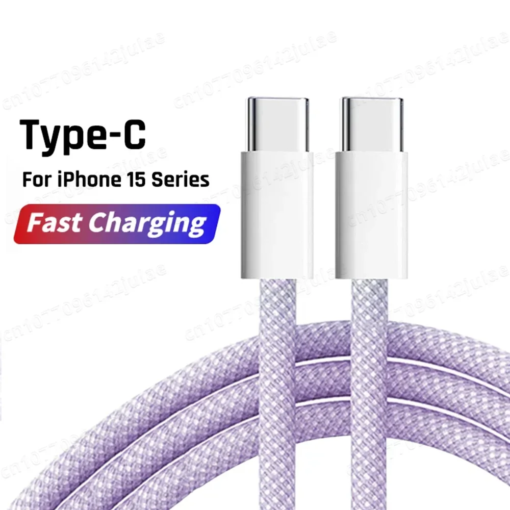 NNBILI PD 60W Fast Charger 6A USB C to Type C Cable For iPhone 18 17 16 Pro MAX USBC Quick Charging For Samsung S26 Xiaomi Cable