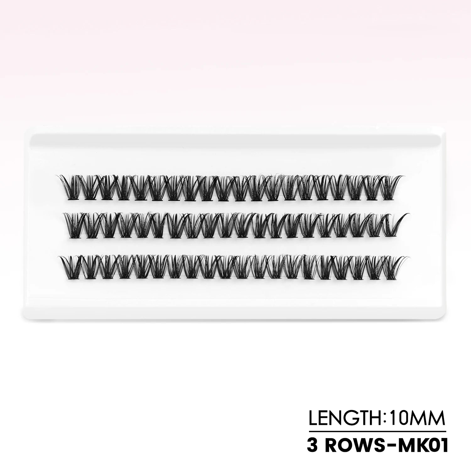 WOSHEER Lash Clusters Manga Lash Clusters Kit Clear Fairy Eyelash Clusters Wet-Look Spiky Anime Lashes Individual Lashes