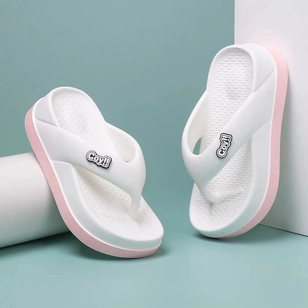 Summer Women's Flip-Flops 3cm Height Non-Slip Summer Sandals Ladies Slides Girl's Slippers