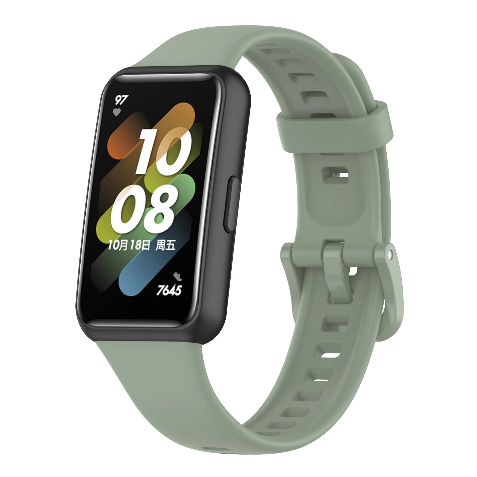 Silicone Band for Huawei Band 7 Strap 45mm Correa Bracelet Huawei Band Series 7 45mm Strap Watch Protective Accessories