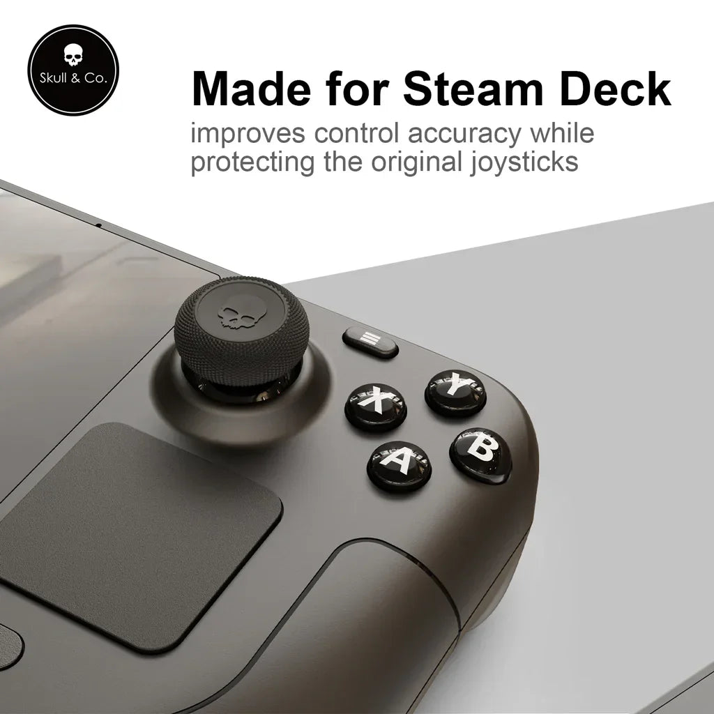 Skull & Co. Joystick Cap Thumb Grip Set FPS CQC Thumbstick Cover for Steam Deck ROG Ally