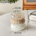 Transparent Coffee Cup, Japanese Style Glass Cup, Layered Cocktail Dessert Display Cup, Breakfast Milk Cup, 300ml Cold Drink Cup