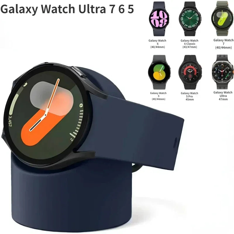 Best-Selling Desktop Ornaments Silicone Watch Charging Stand 8/7 40/44mm Super 47mm Charging Stand Storage Stand Watch 6/8 Class