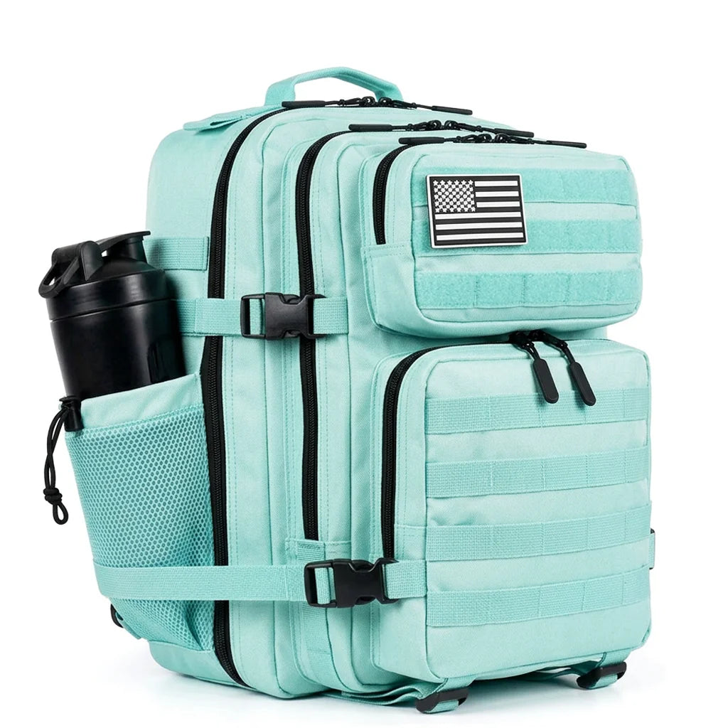 35L Tactical Backpack for Women Men Molle Outdoor Travel Camping Hiking Bag Sports Weekend Athlete Gym Rucksack Dual Cup Holders