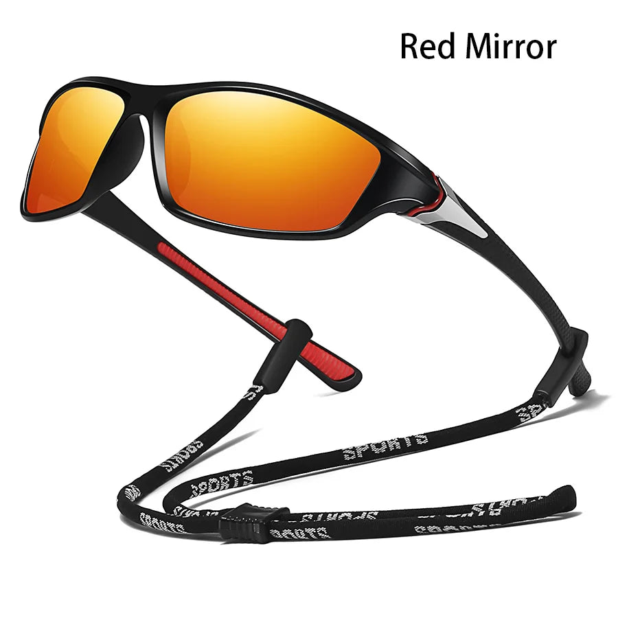 Men And Women  Eyewear Outdoor Sports Sunglasses With Chain Cycling Climbing Skiing Fishing Vintage Sun Glasses