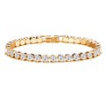 Fashion Gold Silver Color Women Tennis Braclet Valentine's Day Braclet Gift For Her Casual Pulseria Accessories Official Jewelry