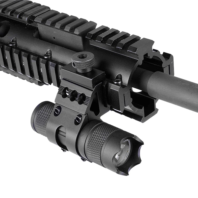 1Pair 25.4mm Quick Release Offset Flashlight Scope Mount 20mm Rail 45 Degree Sight Mount Hunting Accessories