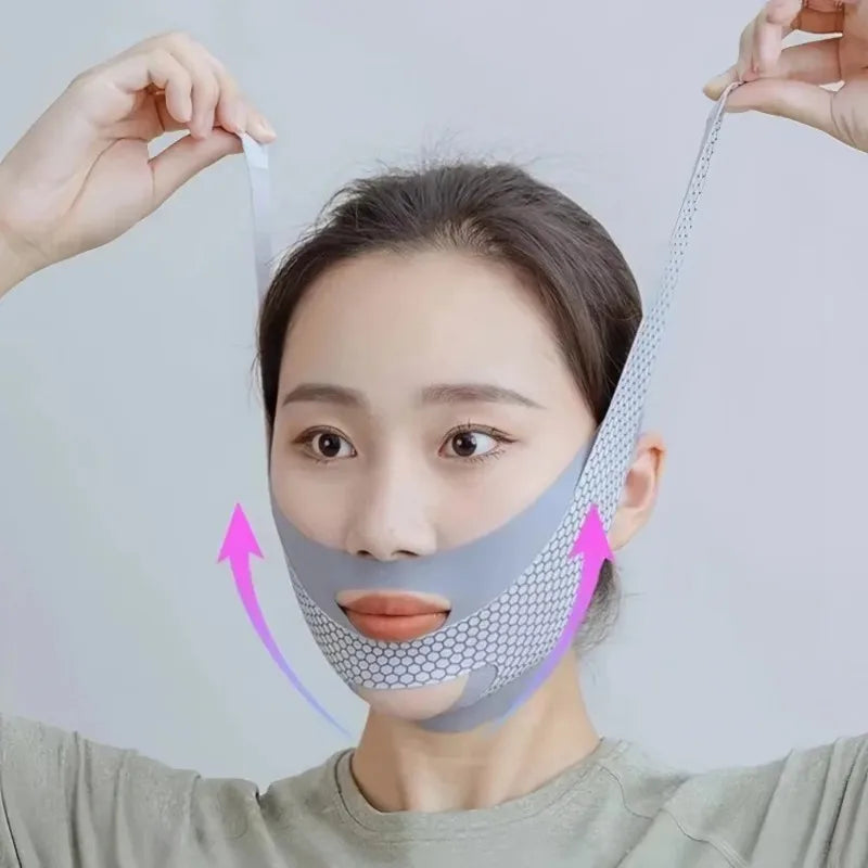 V-Shape Face Slimming Band Facial Skin Lifting Massage Tool for Double Chin Reduction And Face Thinning Relaxation Therapy