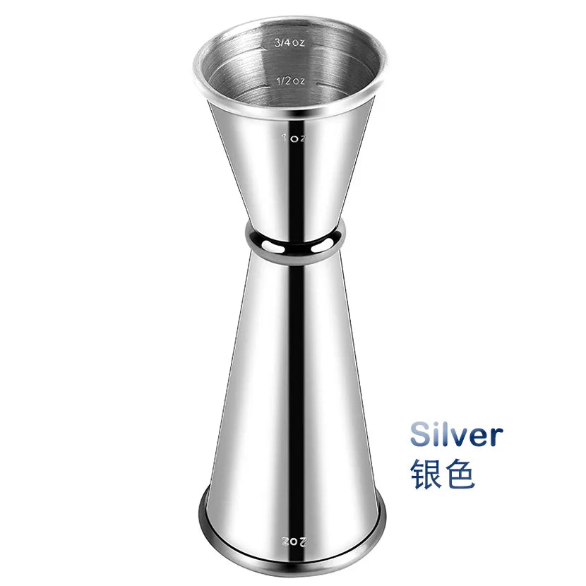 Double Jigger for Bartending, Cocktail Jigger 2 oz 1 oz | Cocktail Measuring Cup Japanese Jigger Shot Measure Jiggers