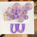 2PCS New Lovely Colored Camellia Girls Kids Elastic Hair Bands Princess Hair Accessories Children Hair Ties Baby Headwear