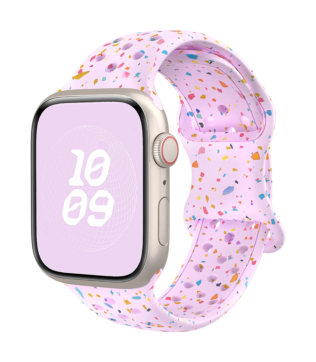 Silicone Strap for Apple watch band 40mm 41mm 45mm 44mm 46mm 49mm 42mm Breathable bracelet iwatch Series 11 10 9 8 SE 3 Ultra 2