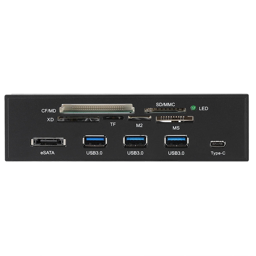 5.25inches Multifunction Internal Card Reader Dashboard PC Front Panel Card Reader Accessory Internal Card Reader PC Front Panel