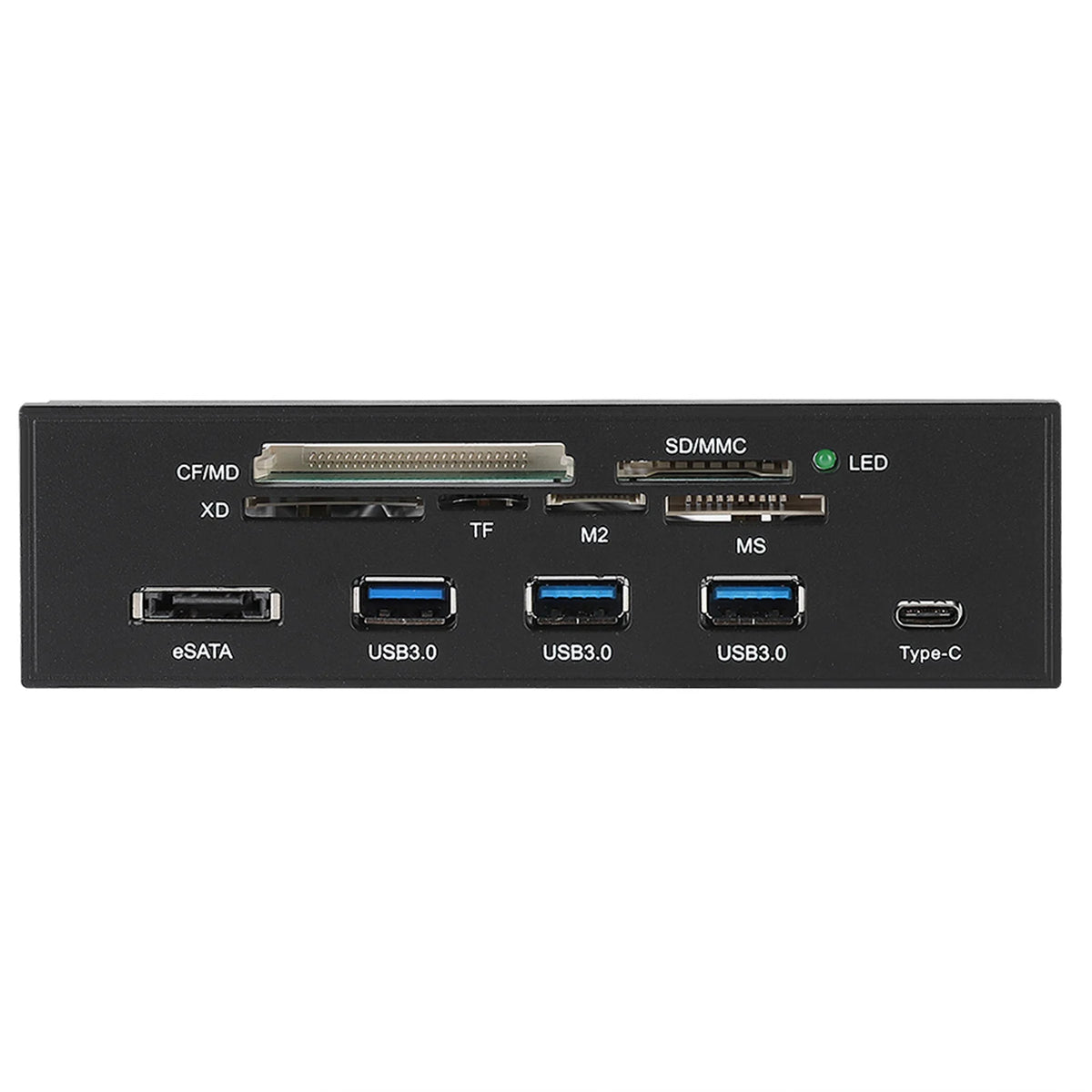 5.25inches Multifunction Internal Card Reader Dashboard PC Front Panel Card Reader Accessory Internal Card Reader PC Front Panel