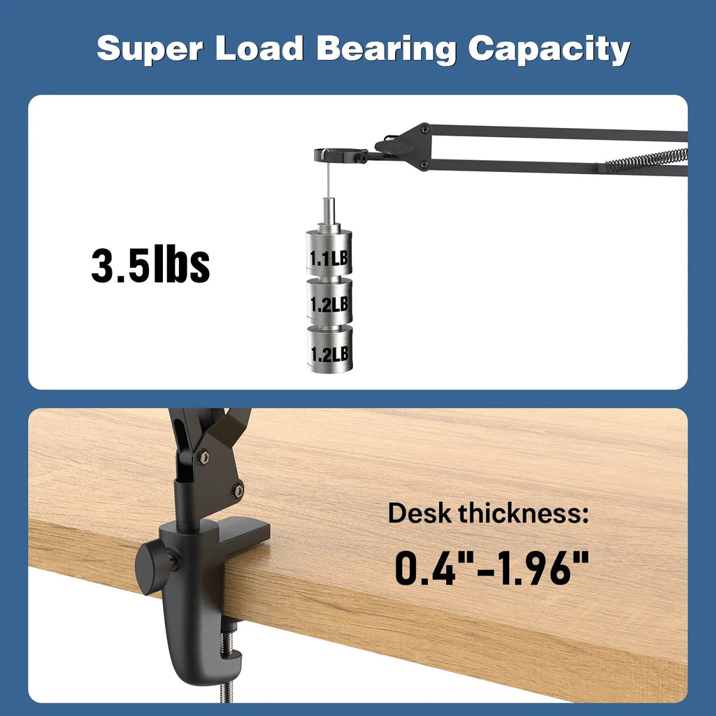 Hayve Microscope Arm Stand，Adjustable Metal Bracket Coin Microscope Mount  Compatible with DM4 DM9 MS1 MS3