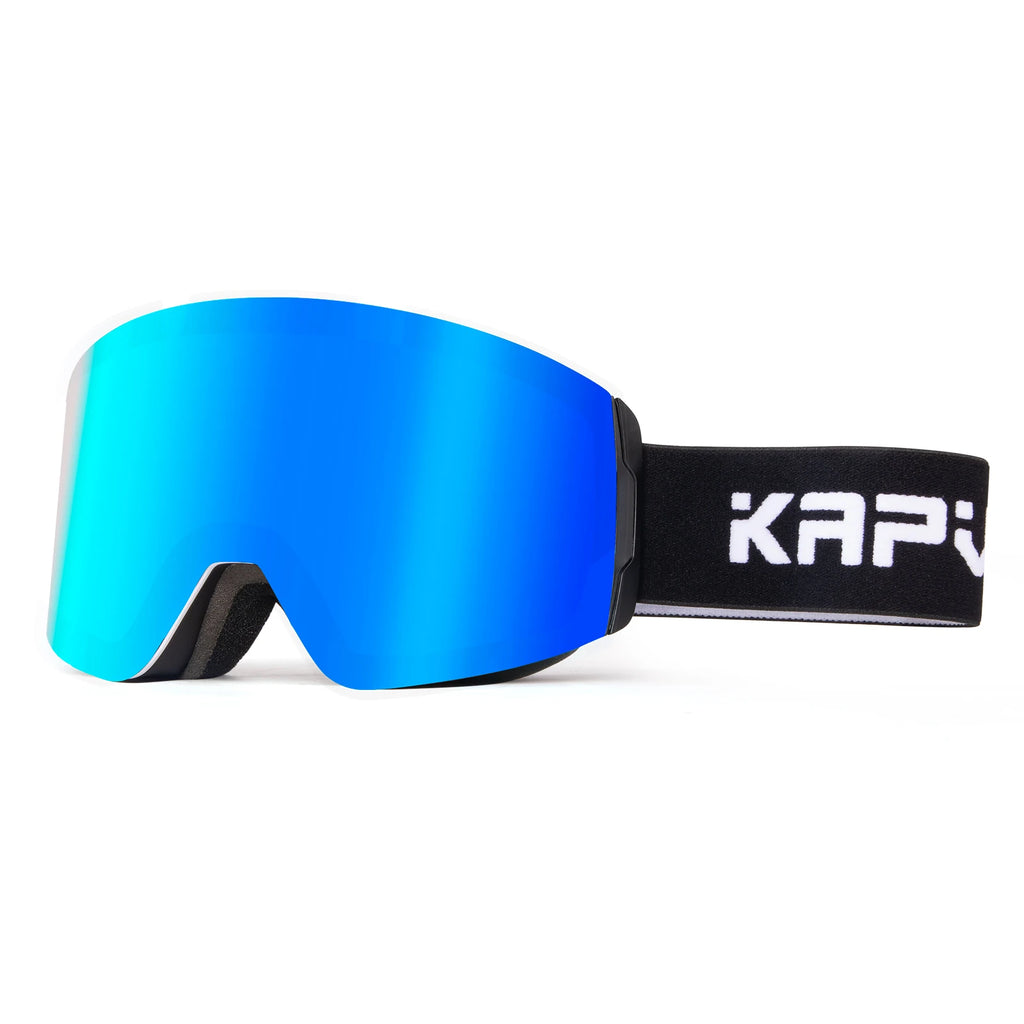 KAPVOE Outdoor Ski Goggles Men Snowboard Glasses Women Winter Snow Sunglasses UV400 Magnetic Attraction Anti-Fog Skiing Goggles