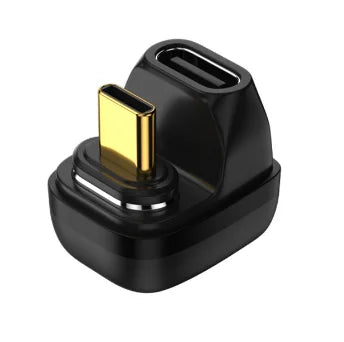 USB4.0 40Gbps OTG USB C 90 Degree Adapter 100W 5A Type C to Type C Fast Charging Converter USB C Data Adapter For Macbook 8K60HZ