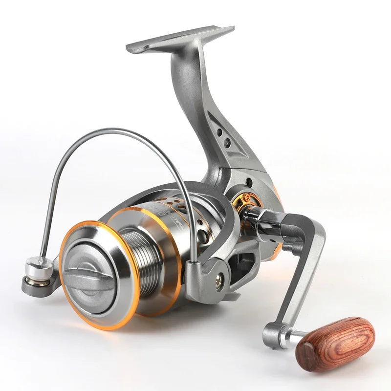 DC 1000~7000 Series,5.2:1 Gear Ratio,26LB Max Drag,CNC Metal Spool,Spinning Fishing Reel,For Freshwater Saltwater fishing tools