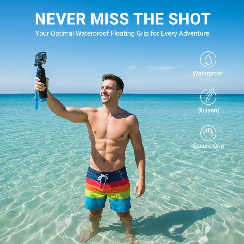 Insta360 X5 X4 X3 Floating Selfie Stick Foldable Tripod Waterproof for Underwater Diving Surfing Photography