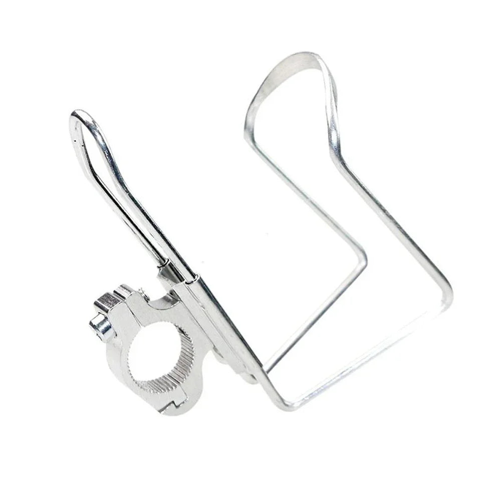 1x Bike Water Bottle Holder Bracket Mountain Bike Handlebar Bottle Mount Cycling Accessories Aluminum Alloy Bicycle Bottle Cage