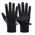 Cycling gloves Warm Full Fingers Waterproof Cycling Outdoor Sports Running Motorcycle Ski Touch Screen Fleece Gloves
